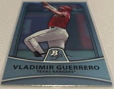 2010 Bowman Platinum Baseball Vladimir Guerrero Texas Rangers base card #32