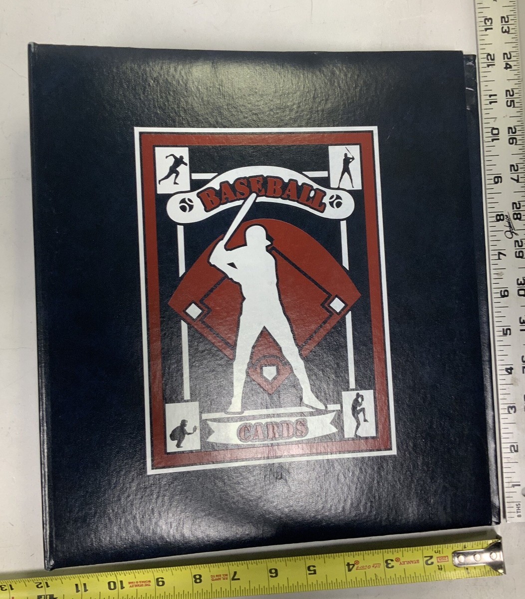 baseball card 3 ring binder with Sleeves 900 Pocket, St. Louis Baseball Trading Card Holder Baseball Collector Album Sports Trading Card Binder Storage Book Folder Case : Office Products this binder will last for years Baseball Card Binder with Sleeves