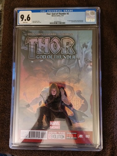 THOR GOD OF THUNDER 2 CGC 9.6 1ST APP GORR THE GOD BUTCHER MARVEL Christian Bale
