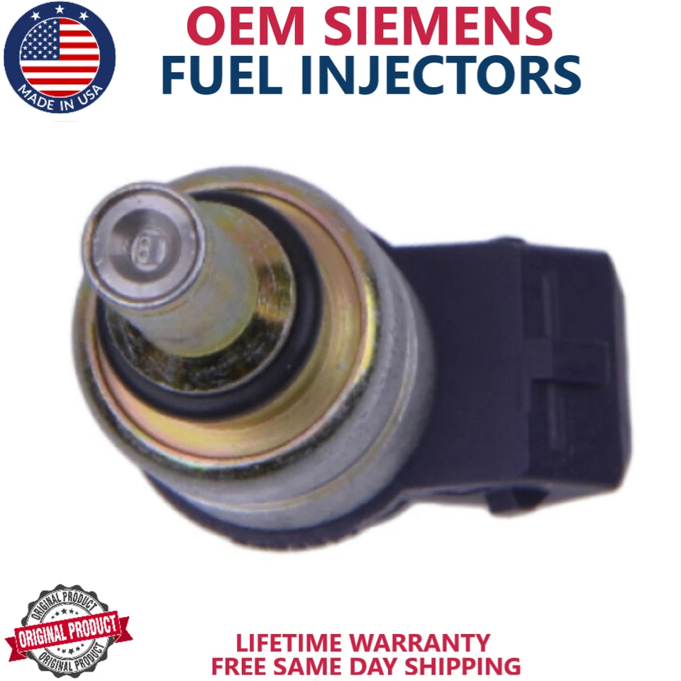 INYECTORES DE COMBUSTIBLE ORIGINALES SIEMENS X6 PARA BMW 530i 2001-2005 3,0 L I6 #1439800 Foto 3 de 3