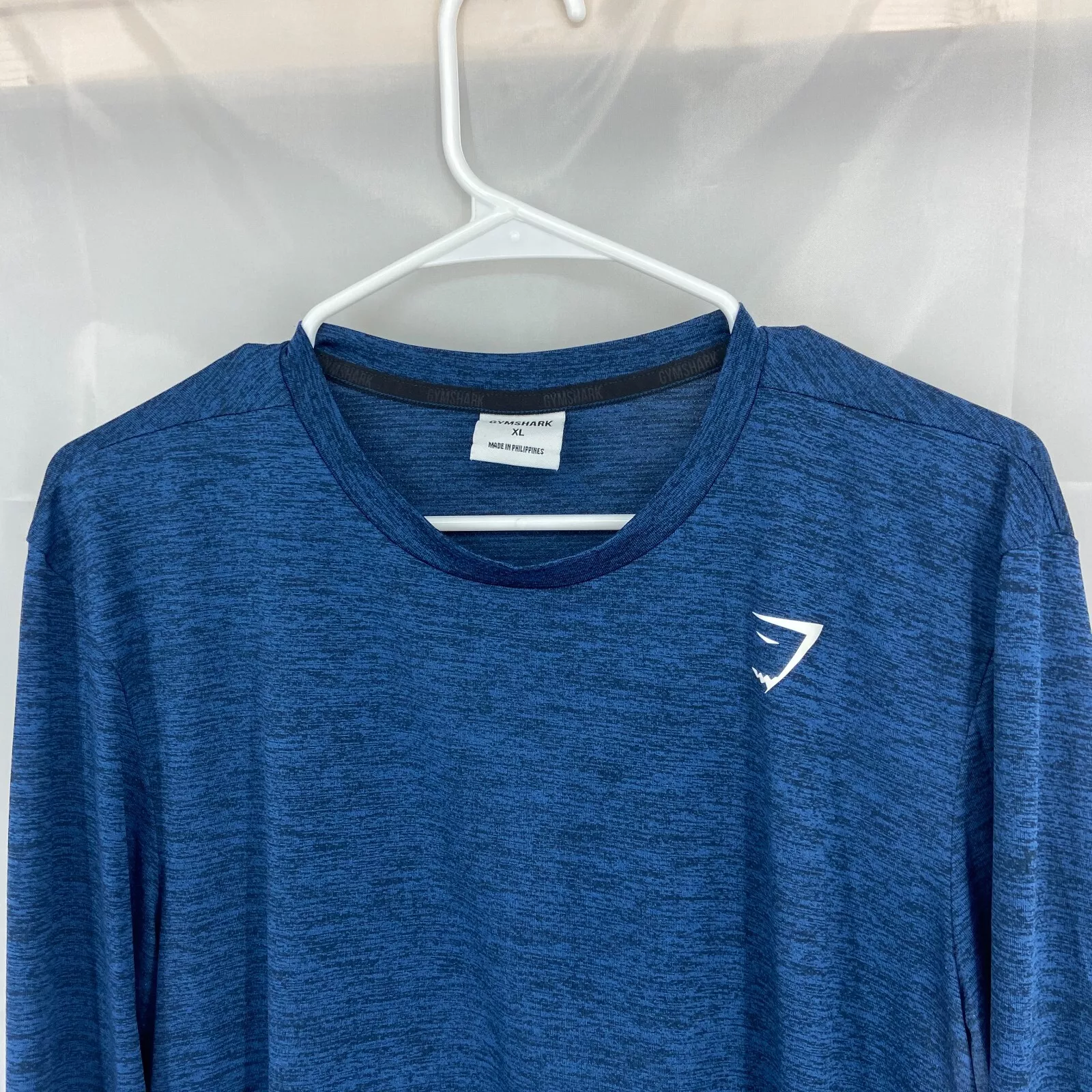 gymshark long sleeve arrival marl performance athletic active shirt