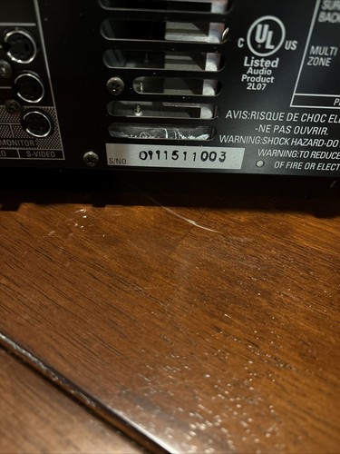 DENON AVR-3801 Precision Audio AV Surround Receiver TESTED WORKS Bundle W/Remote - Picture 15 of 15