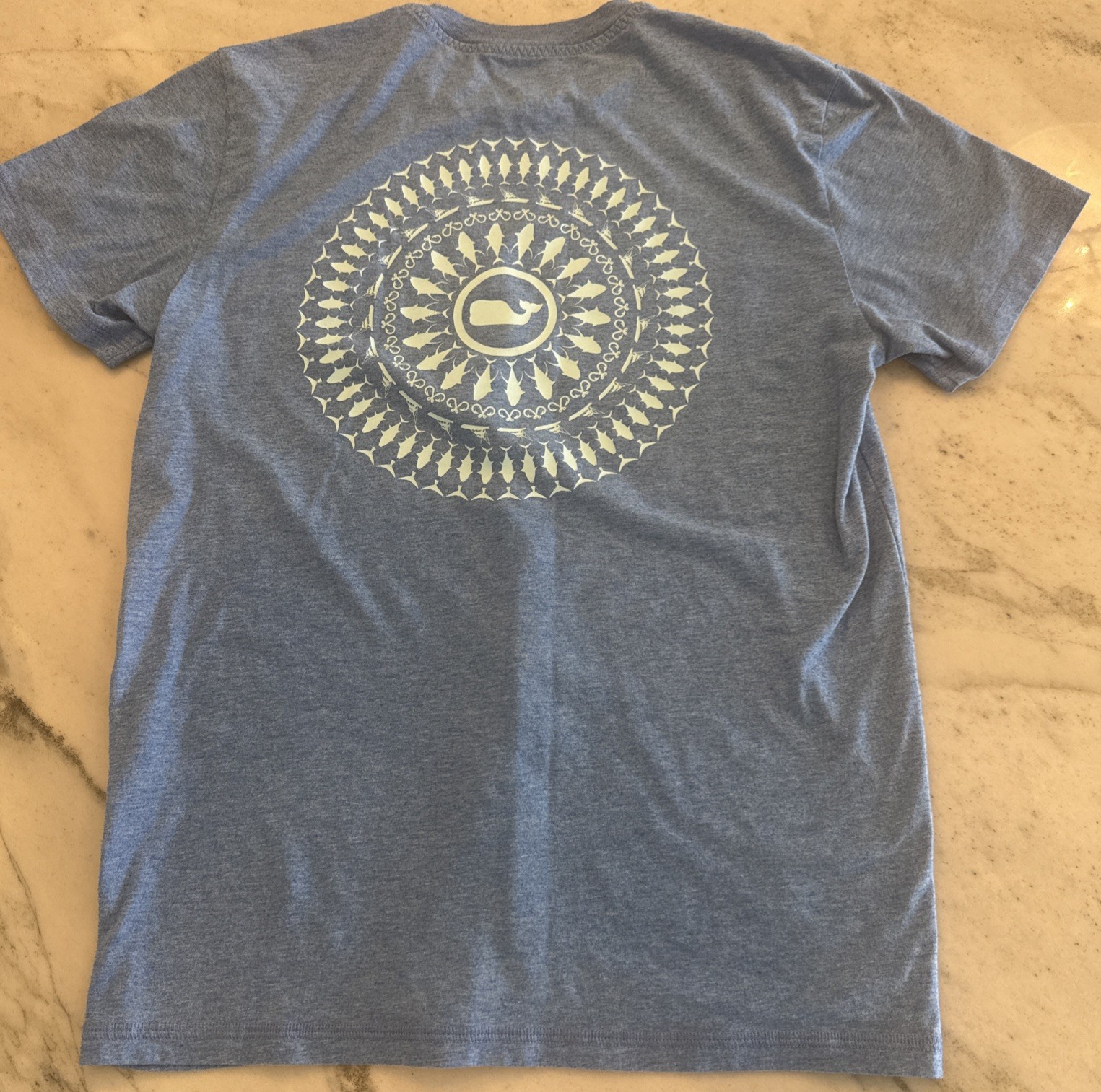 Vineyard Vines Dunes Tee T-Shirt Light Blue Men’s Small