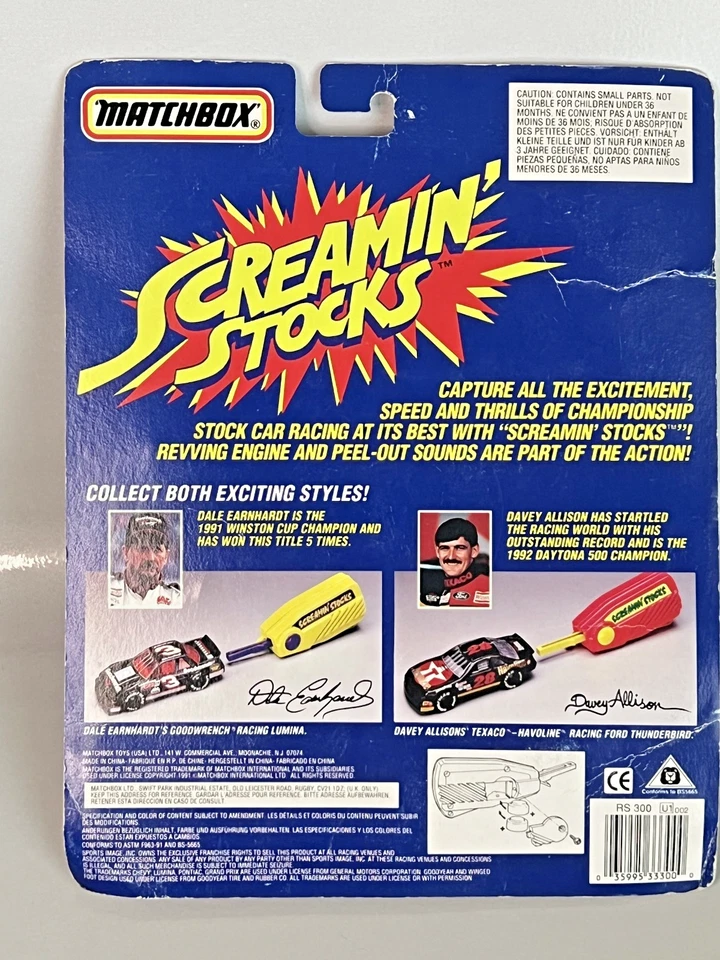 Matchbox Screaman' Stocks #28 Davey Allison 1992 Ford Thunderbird - Image 2 of 4