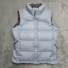 The North Face  Vest Women Medium Light Blue ...