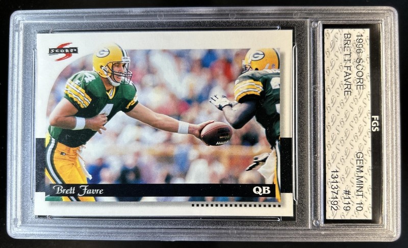 1996 Score Brett Favre #119 Packers FGS 10