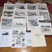 Hoverclub Of America Hovernews Newsletters Light Hovercraft Design 1970-2000
