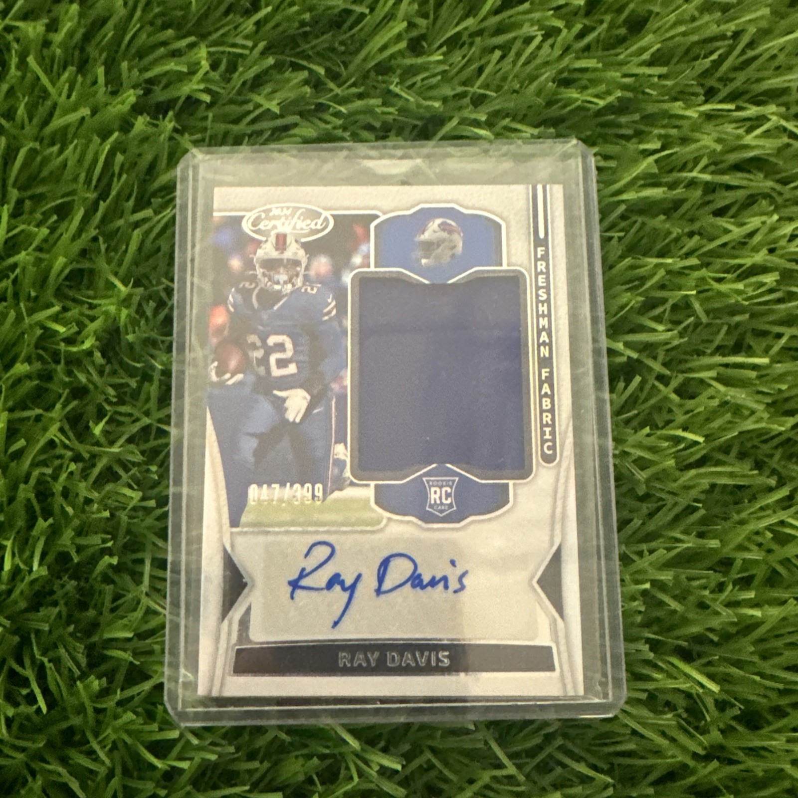 2024 Certified Ray Davis RPA /399 #FMS-RDS 🖋️ Freshman Fabric RC Auto Jersey