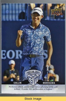 2021 Upper Deck All-Sports Game Dated Moments Collin Morikawa Rookie RC READ a2u