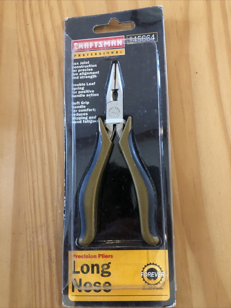 4 Craftsman Professional Long Nose Precision Pliers 45664 for sale