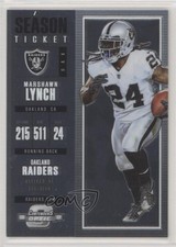 2017 Panini Contenders Optic Season Ticket Marshawn Lynch #66 0ei