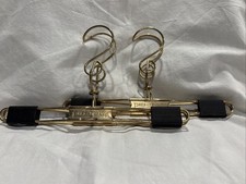 Rare Vintage Pres- To- Lok Gold And Black Pant/Skirt Hangers