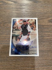2010 Topps Chrome #202 Drew Butera Rookie Autographs