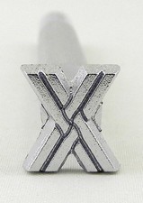 E337 Border Double X Leather Stamp by Craft Japan