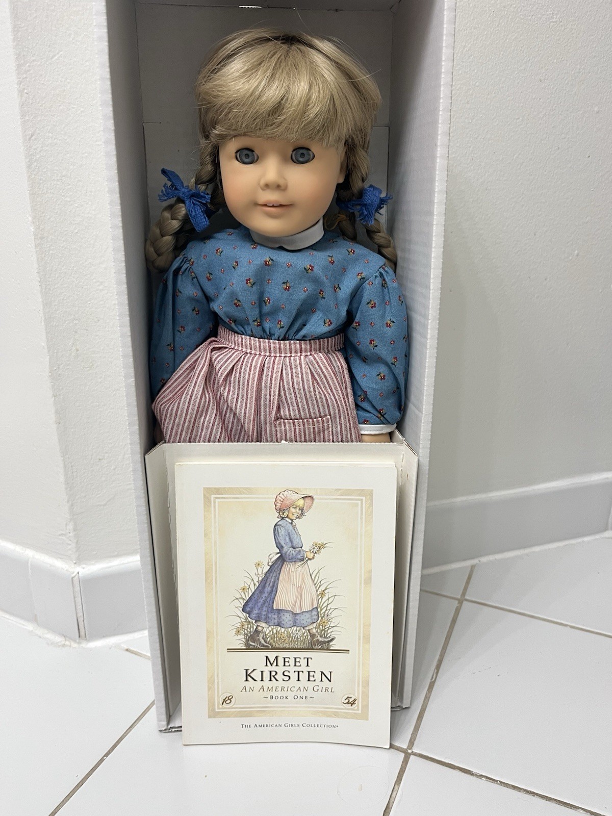 American Girl Pleasant Company Kirsten Larson Doll Retired 1989-1992 Red Box