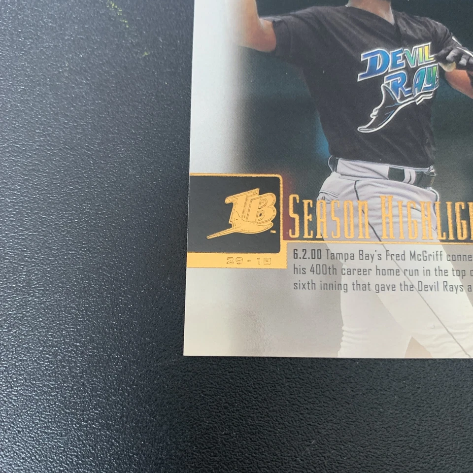 2000 UPPER DECK CHECKLIST #268  FRED McGRIFF  BASEBALL CARD - Image 2 of 4