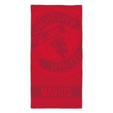 Man United Beach Towel Football Swimming Bath Pool Red Crest Towel 160cm x 80cm