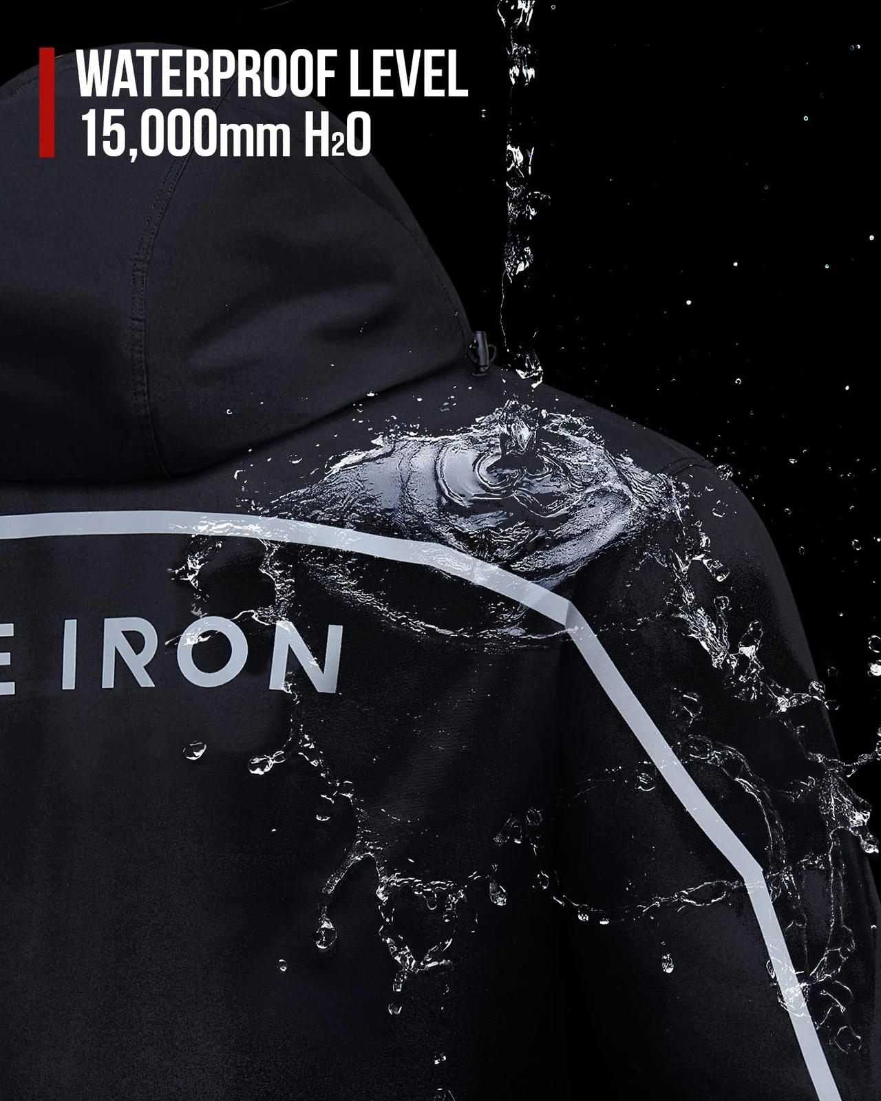 RIDEIRON Motorcycle Rain Gear for Men & Women, Waterproof Rain Suit - product detail image 3