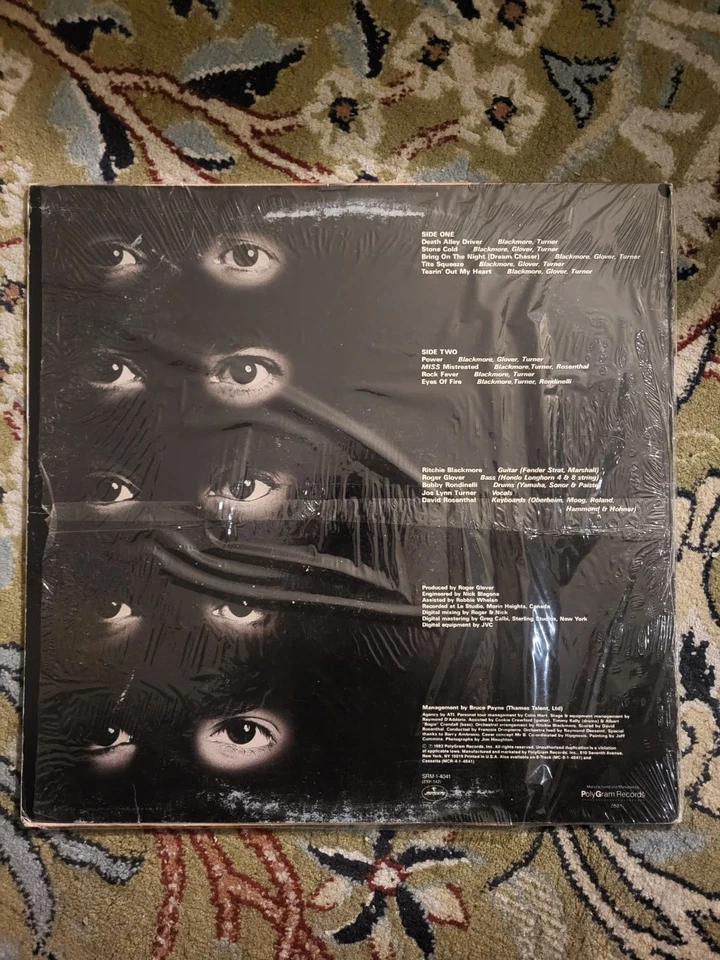 Rainbow - Straight Between The Eyes - 1982 Vinyl LP - SRM-1-4041 - EXC in Shrink Foto 2 de 4