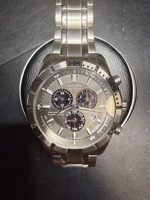 Citizen Eco-Drive Brycen Chronograph Stainless Steel Men's Watch  BL5450-54H