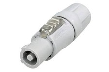 Neutrik powerCON Inline Connector - Out, Gray - NAC3FCB