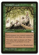 Familiar Ground (NM) Weatherlight WTH Magic MTG