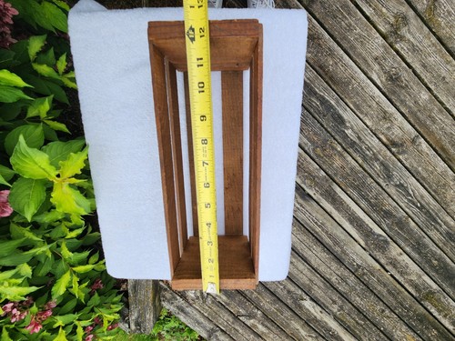 Peaches Records & Tapes Cassette Tape Crate Box Storage Rack Holder Wood Small - Foto 10 di 24