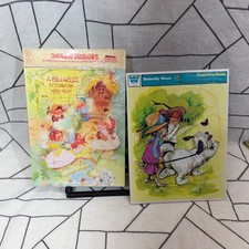 Whitman American Greetings Vintage Puzzles Set 1973 Butterfly Chase Multicolored