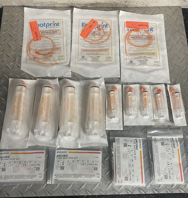 ENTERAL FEEDING TUBE LOT 6.5 FR X 60CM LENGTH AVANOS TUBE ANCHOR SET SYRINGES