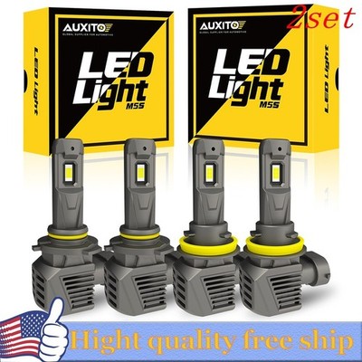 8X 9005 H11 LED Headlight Kit Low Beam bulb Canbus Super Bright 6500K Plug Play