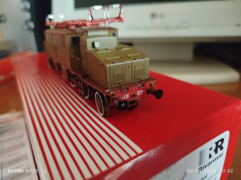 Locomotore elettrico trifase RIVAROSSI HR E 431.027 FS DCC SOUND Art. HR 2243 - Immagine 3 di 4