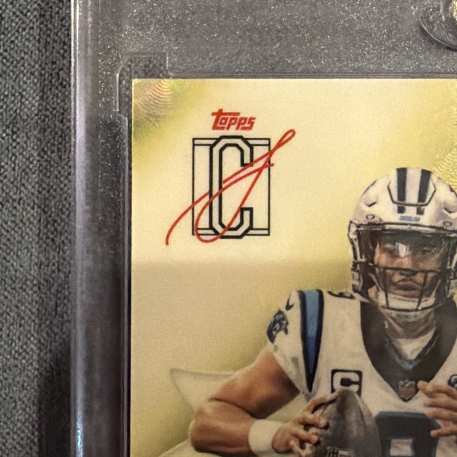 2025 Topps Signature Class Bryce Young SUPERFRACTOR 1/1 Panthers view 3