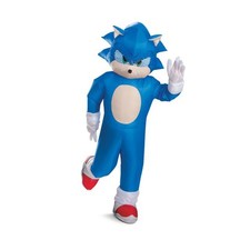 Disfraz inflable Sonic Movie 3 Sonic para adulto | Talla única para la mayoría