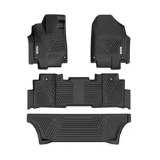 All Weather TPE Rubber Floor Liner 3D Floor Mats Set for 2018-2025 Honda Odyssey