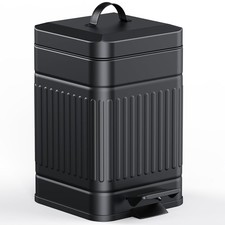 Small Trash Can with Lid-5L/1.3 Gal,Stainless Steel Outdoor Dog Poop