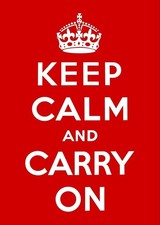 Keep Calm and Carry On Vintage Tin Metal Signs Home Décor 8x12