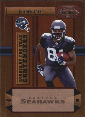 2010 Playoff Contenders ROY Contenders #10 Golden Tate - FB