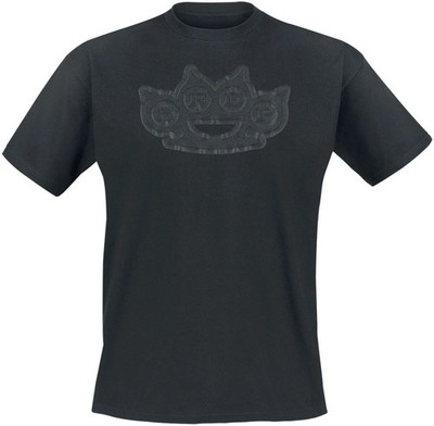 Five Finger Death Punch T-Shirt Herren Black On Black Knuckles schwarz 4XL