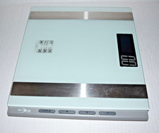 Bathroom Sports Scale Weight Loss BMI Easy Clean Tempered Glass in White Tested