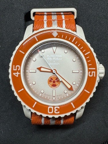 Swatch x Blancpain Bioceramic Scuba Fifty Fathoms Arctic Ocean SO35N100 Complete