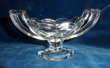 Geo Davidson Krystol Chippendale Glassware:  MINIATURE OVAL BOWL Mustard/Salt