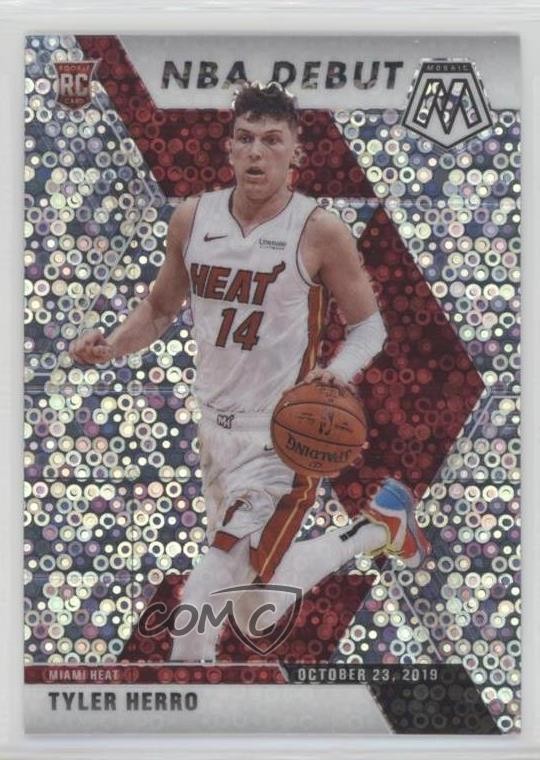 2019-20 Panini Mosaic NBA Debut Fast Break Silver Prizm Tyler Herro #280 uk2