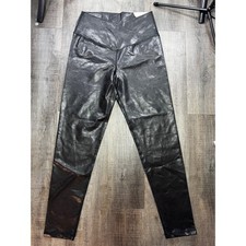 OFFLINE by Aerie Real Me Crossover Crackle Leggings Black Metallic High Rise L