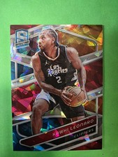 2023-24 Spectra Kawhi Leonard No 97 Cracked Ice #'d/49