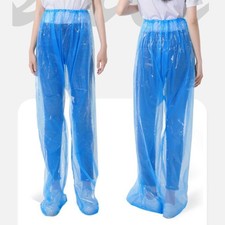 Disposable Rain Pants Thickened Pack Foot Dri...