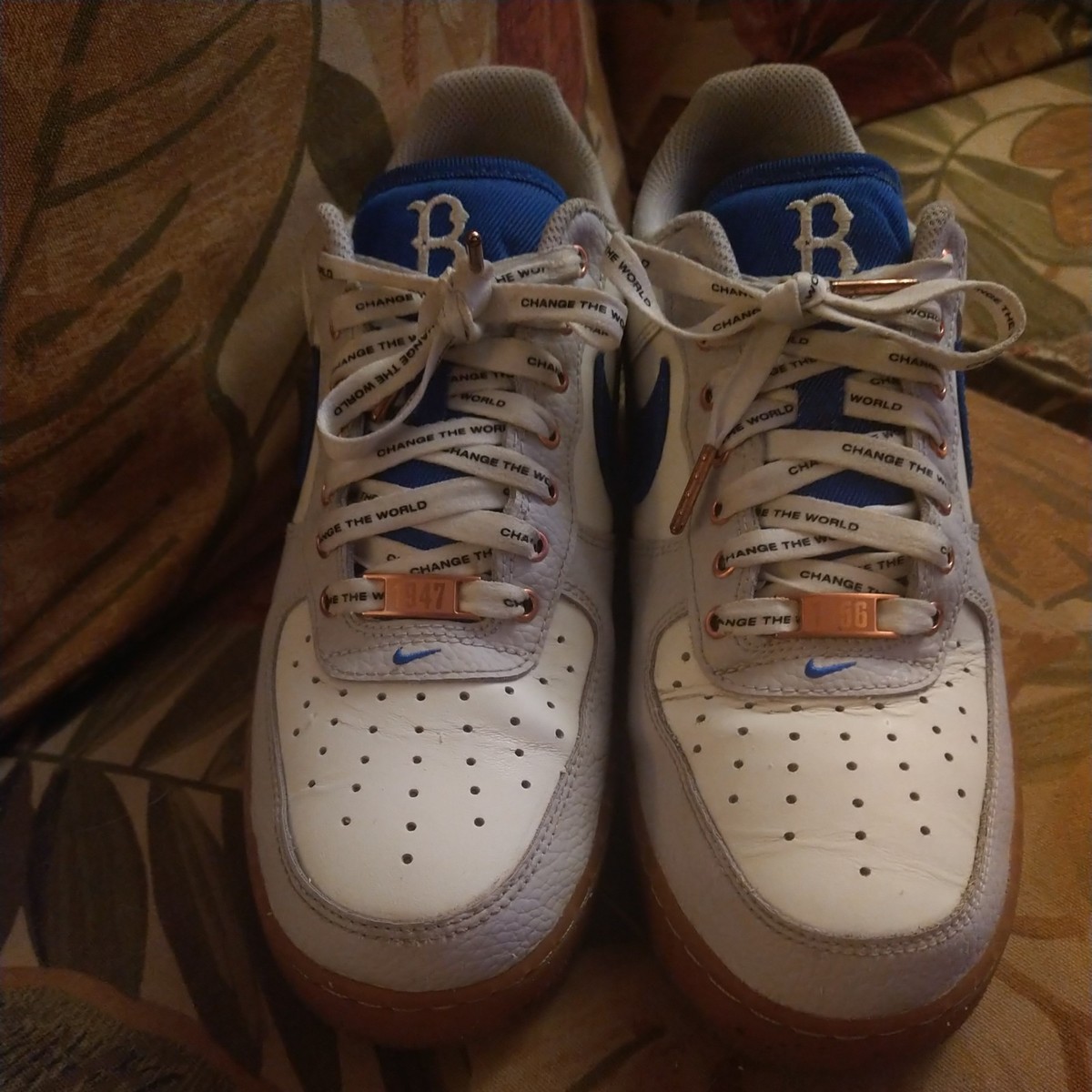 Size 8.5- Nike Air Force 1 Low Jackie Robinson FN1868-100 | eBay