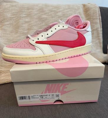 Nike Air Jordan 1 Low Sneaker Herren Low Top Schnürung gepolstert EU 46