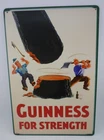 Guinness For Strength Tin Metal Sign Irish Beer Vintage Pub Bar Wall Decor