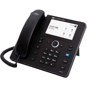 Audiocodes C455Hd Téléphone IP Filaire Filaire Mural Noir Voip 2 X Réseau R - Photo 1/1