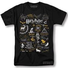 Harry Potter Shirt Poster Promo Vintage Graphic Design T-Shirt